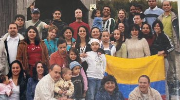 Familias colombianas en Quebec, Canadá con el Cónsul Hatem Dasuky (foto archivo consulado en Montreal)